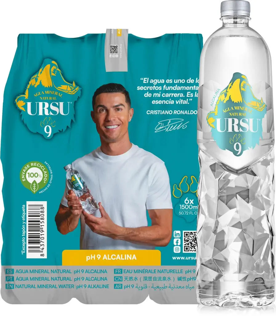 URSU9 - CR7- 6pack x 1,5LT